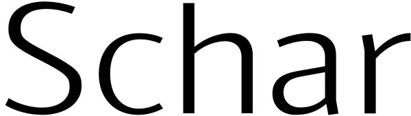 Schar Font