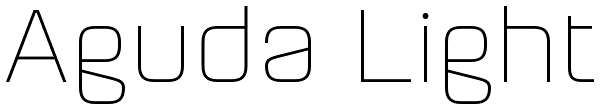 Aguda Light Font