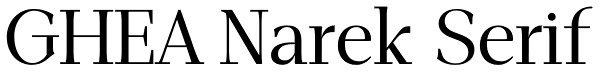 GHEA Narek Serif Font