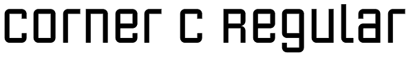Corner C Regular Font