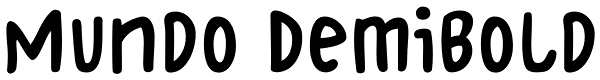 Mundo DemiBold Font