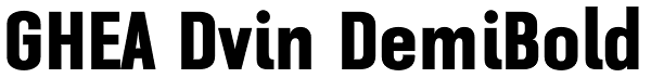 GHEA Dvin DemiBold Font