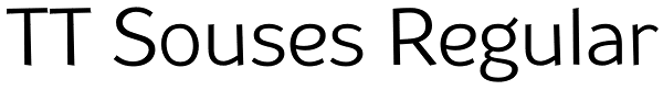 TT Souses Regular Font