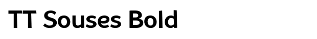 TT Souses Bold Font