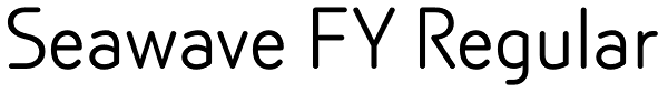 Seawave FY Regular Font