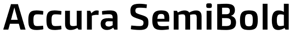 Accura SemiBold Font