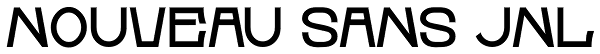 Nouveau Sans JNL Font