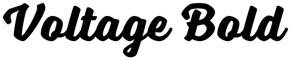 Voltage Bold Font