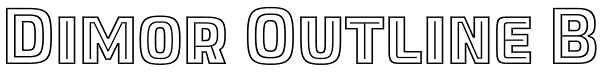 Dimor Outline B Font