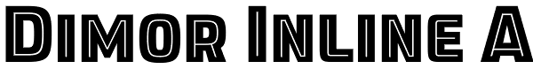 Dimor Inline A Font