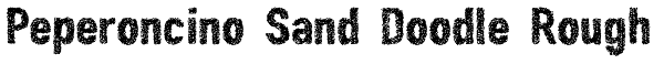 Peperoncino Sand Doodle Rough Font