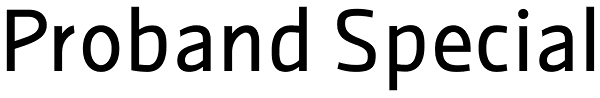 Proband Special Font