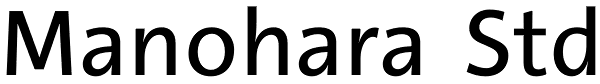 Manohara Std Font