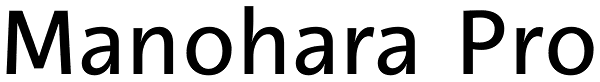 Manohara Pro Font