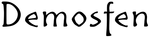 Demosfen Font