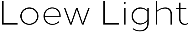 Loew Light Font