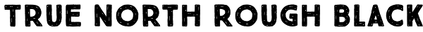 True North Rough Black Font