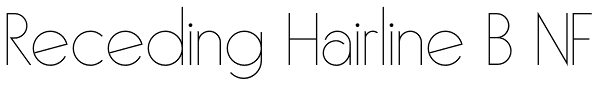 Receding Hairline B NF Font