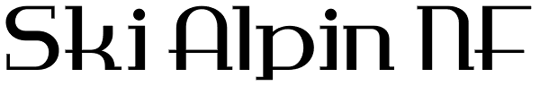 Ski Alpin NF Font