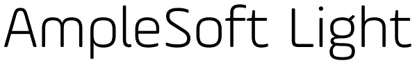 AmpleSoft Light Font