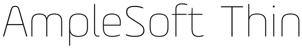 AmpleSoft Thin Font