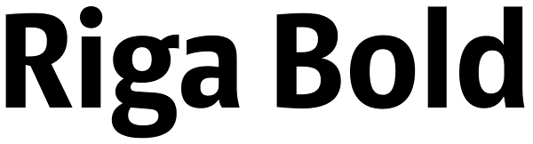 Riga Bold Font