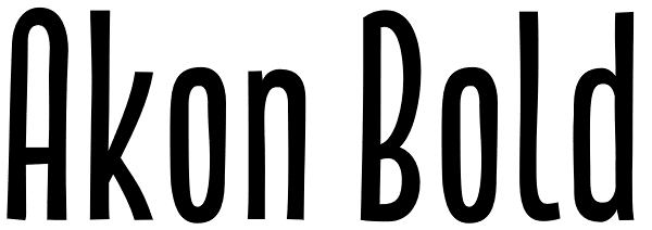 Akon Bold Font