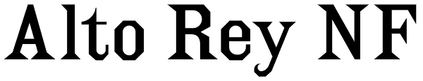 Alto Rey NF Font | Font Spy
