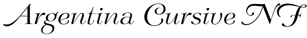 Argentina Cursive NF Font