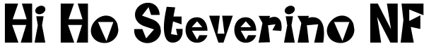 Hi Ho Steverino NF Font