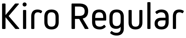 Kiro Regular Font