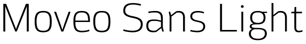 Moveo Sans Light Font