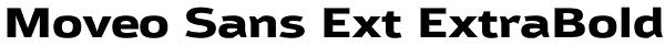 Moveo Sans Ext ExtraBold Font