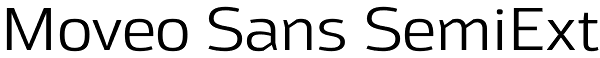 Moveo Sans SemiExt Font