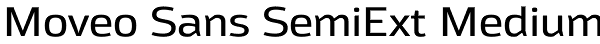 Moveo Sans SemiExt Medium Font