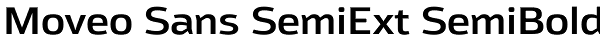 Moveo Sans SemiExt SemiBold Font