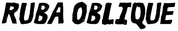 RUBA OBLIQUE Font