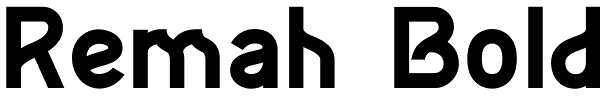 Remah Bold Font