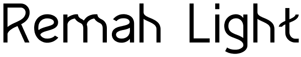 Remah Light Font