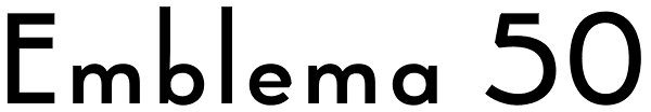 Emblema 50 Font