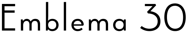 Emblema 30 Font