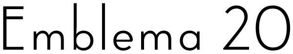 Emblema 20 Font