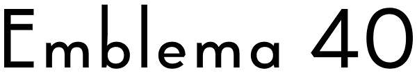 Emblema 40 Font