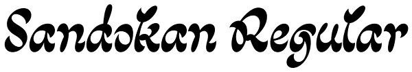 Sandokan Regular Font