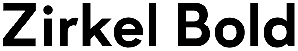 Zirkel Bold Font