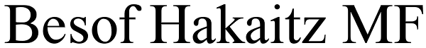 Besof Hakaitz MF Font