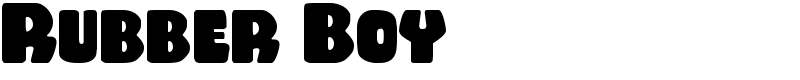 Rubber Boy Font