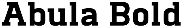 Abula Bold Font