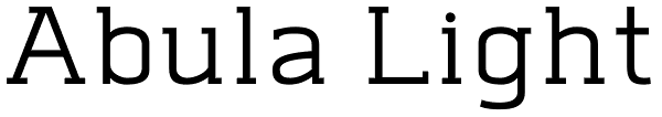 Abula Light Font