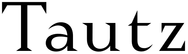 Tautz Font